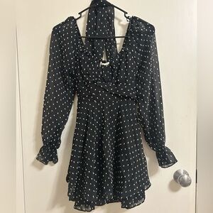 Black Polka Dot Dress